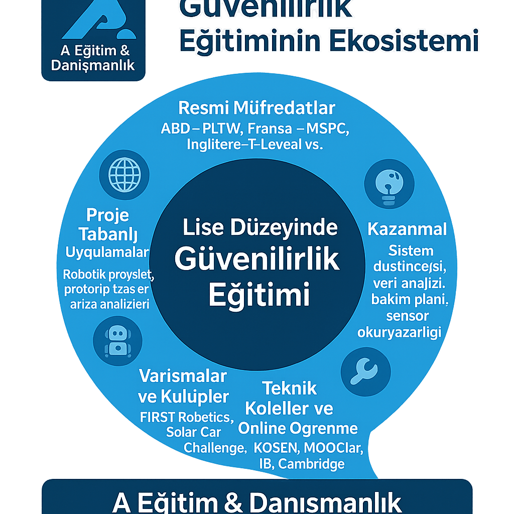 LİSE DÜZEYİNDE GÜVENİLİRLİK MÜHENDİSLİĞİ EĞİTİMİ – KÜRESEL UYGULAMALAR