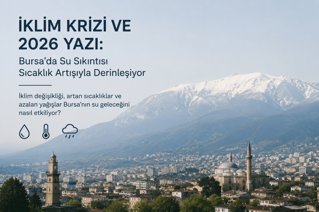 İKLİM KRİZİ VE 2026 YAZI: BURSA’DA SU SIKINTISI SICAKLIK ARTIŞIYLA&nbsp;DERİNLEŞİYOR