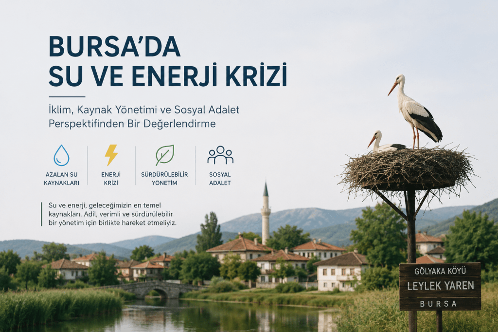 BURSA’DA SU VE ENERJİ KRİZİ: İKLİM, KAYNAK YÖNETİMİ VE SOSYAL ADALET PERSPEKTİFİNDEN BİR&nbsp;DEĞERLENDİRME